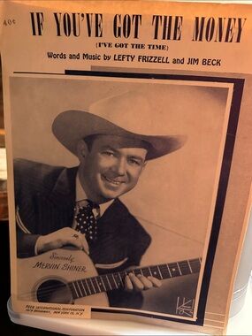 Vintage 1950 sheet music